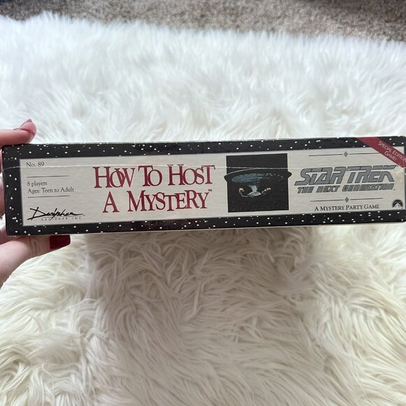 How to Host A Mystery: Star Trek The Next Generation  1992 Special Ed - Sealed - Picture 8 of 11